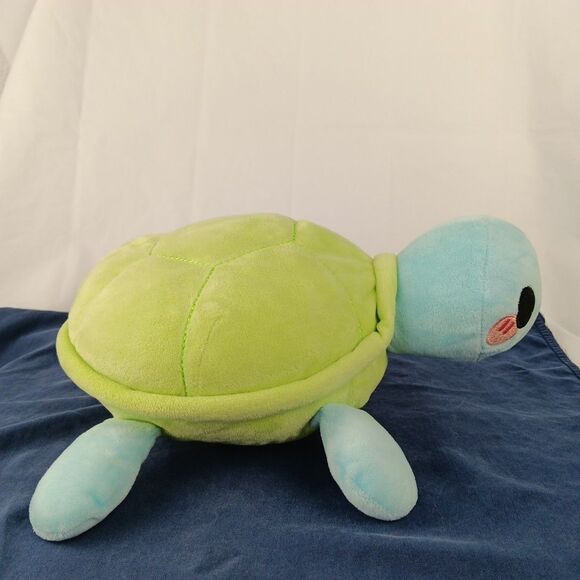 Mind Games Honeymaru Sea Turtle With Green Shell Plush Toy Stuffed Tortoise - Picture 7 of 15